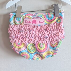 Ruffle Butts Pastel Swirl Diaper Cover